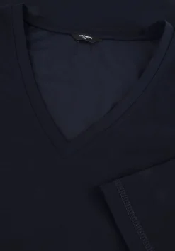 donkerblauwe penn & ink midi jurk blake