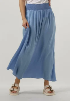 donkerblauwe penn & ink midirok skirt