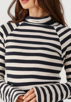 donkerblauwe penn & ink tops & t-shirts longsleeve w25t1189