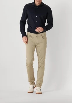 donkerblauwe profuomo klassiek overhemd shirt x-cutaway japanese knitted