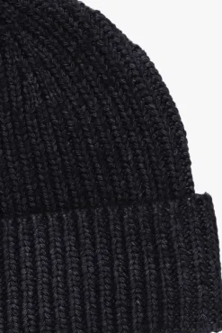 donkerblauwe profuomo muts hat wool nylon