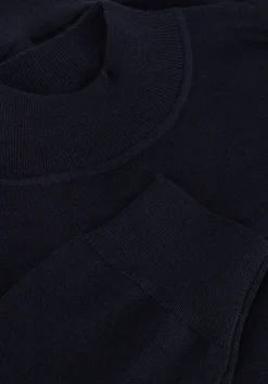 donkerblauwe profuomo trui pullover mock