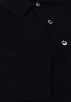 donkerblauwe profuomo trui polo onepiece luxury basic