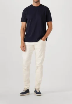 donkerblauwe profuomo t-shirt t-shirt crew neck ss