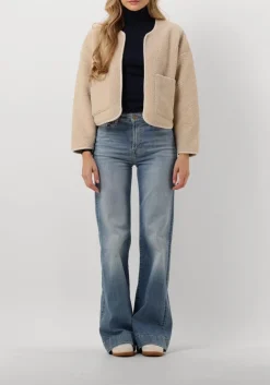 donkerblauwe rosemunde coltrui silk t-shirt w/ roller neck