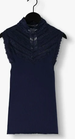 donkerblauwe rosemunde top benita