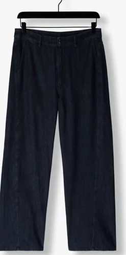 donkerblauwe second female wide jeans olane denim jeans