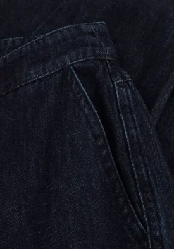 donkerblauwe second female wide jeans olane denim jeans
