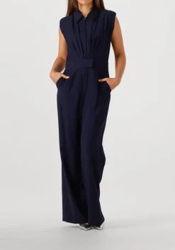 donkerblauwe suncoo jumpsuit tori