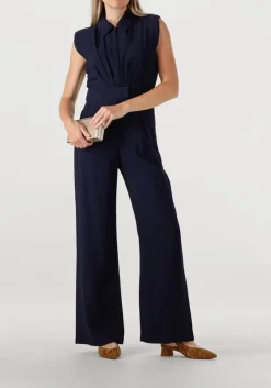 donkerblauwe suncoo jumpsuit tori