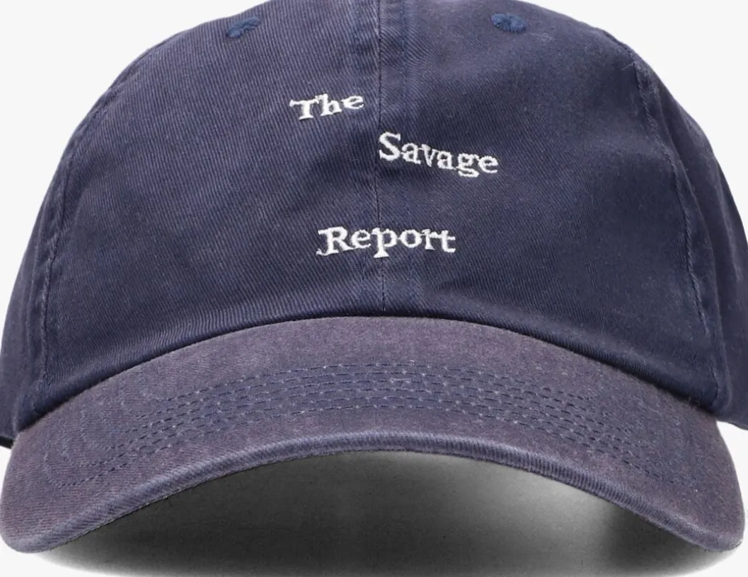 donkerblauwe the savage report pet cap