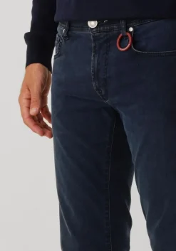 donkerblauwe tramarossa slim fit jeans michelangelo