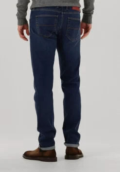 donkerblauwe tramarossa slim fit jeans michelangelo