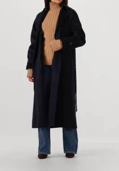 donkerblauwe vanessa bruno mantel faro