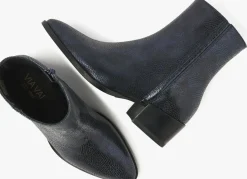 donkerblauwe via vai enkellaarsjes rose baker