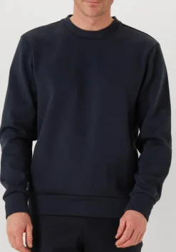 donkerblauwe wahts trui yates tech cotton