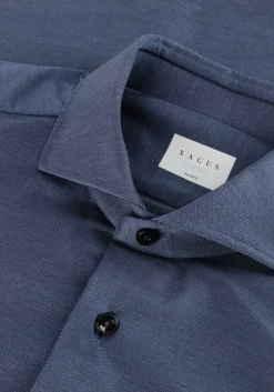 donkerblauwe xacus casual overhemd active 91617 520ml
