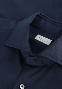 donkerblauwe xacus klassiek overhemd 11220 mop721ml