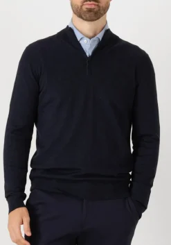 donkerblauwe xacus trui active shirt 558ml var070