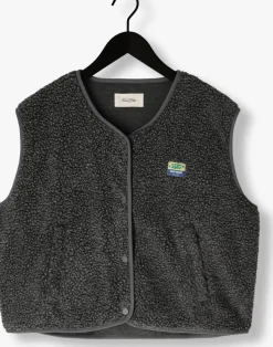 donkergrijze american vintage gilet hoktown