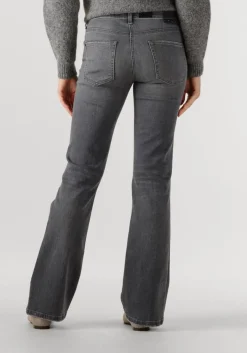 donkergrijze cambio flared jeans paris flared shadow effect