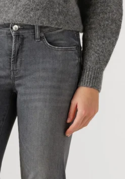 donkergrijze cambio flared jeans paris flared shadow effect