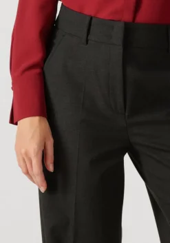 donkergrijze cambio wijde broek grace