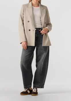 donkergrijze closed wide jeans rhannon