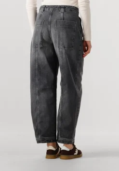 donkergrijze closed wide jeans rhannon