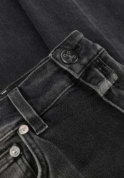 donkergrijze closed wide jeans glow up