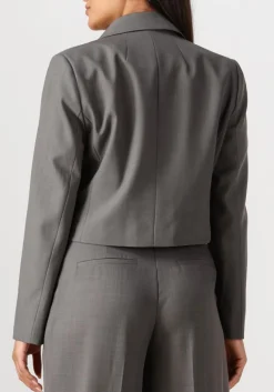 donkergrijze co'couture blazer liane blazer