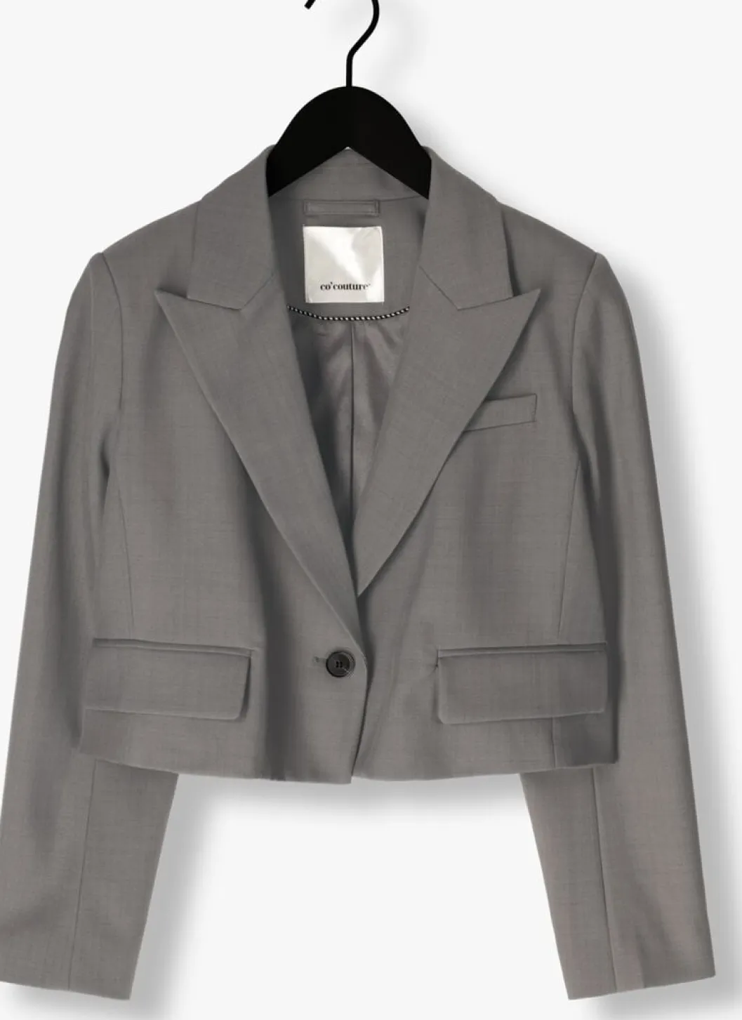 donkergrijze co'couture blazer liane blazer