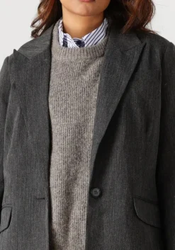 donkergrijze co'couture blazer susie blazer