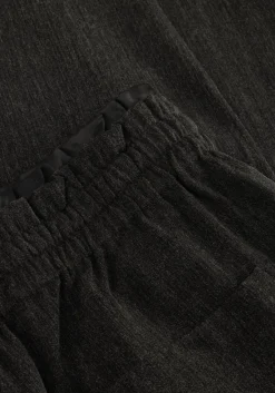 donkergrijze co'couture wijde broek susie pull on long pant