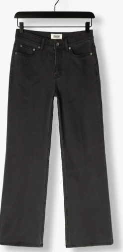 donkergrijze drykorn bootcut jeans retain