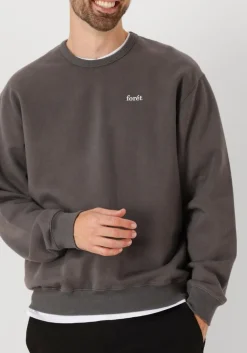 donkergrijze forét sweater noon sweatshirt