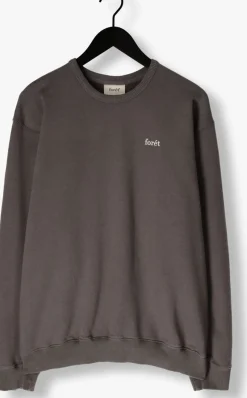 donkergrijze forét sweater noon sweatshirt