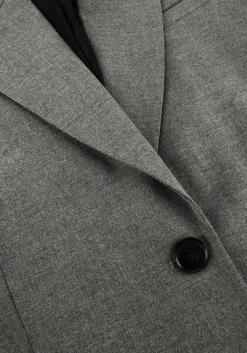 donkergrijze gestuz blazer gzpaula melange oz blazer
