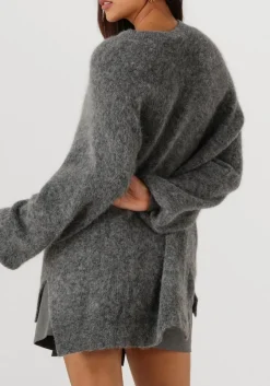 donkergrijze gestuz trui gzsasi pullover