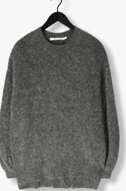 donkergrijze gestuz trui gzsasi pullover