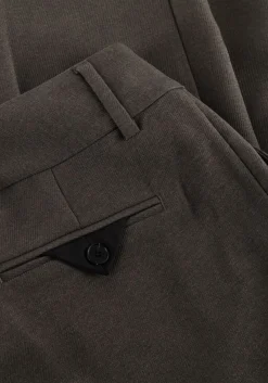 donkergrijze haute l'amitié flared broek emerald tall pant