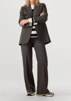 donkergrijze haute l'amitié blazer emerald single blazer