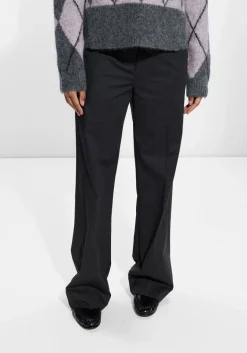 donkergrijze herskind pantalon jack low waist pants