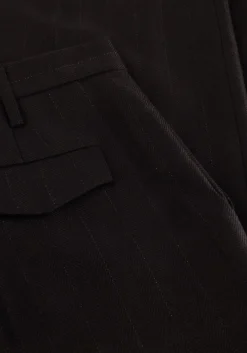 donkergrijze herskind wijde broek powel wool pants