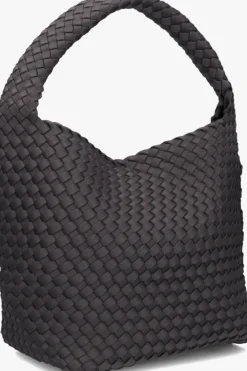 donkergrijze marrea schoudertas bucket