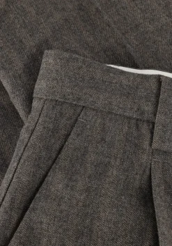 donkergrijze second female pantalon hollanda trousers