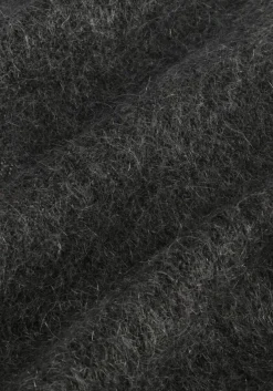 donkergrijze second female vest brook knit wrap cardigan