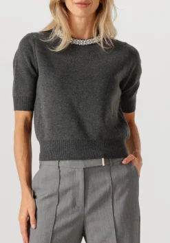 donkergrijze suncoo trui pearl