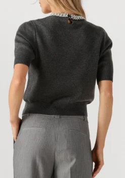 donkergrijze suncoo trui pearl