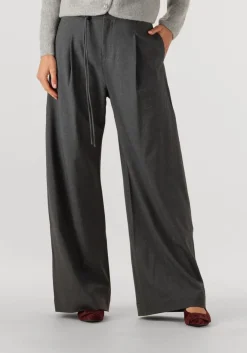 donkergrijze suncoo wijde broek jason